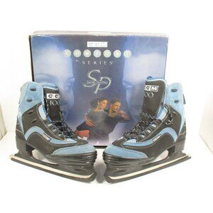 CCM 100 Jamie Sale & David Pelletier Figure Skates Blue Size 7 Comfort Series